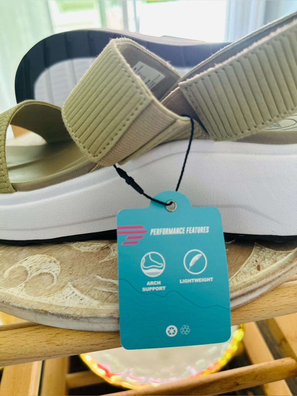 ZeroXposur Olive Platform Sport Sandals - Picture 2 of 5